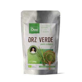 PULBERE DE ORZ VERDE RAW BIO 250G OBIO