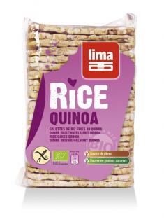 RONDELE DE OREZ EXPANDAT RECTANGULARE SUBTIRI CU QUINOA BIO FARA GLUTEN 130G