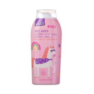 Sampon   gel de dus natural pentru copii Magic Garden 250ml Biobaza