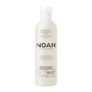 Sampon natural pentru volum pentru par fin si gras 250ml Noah