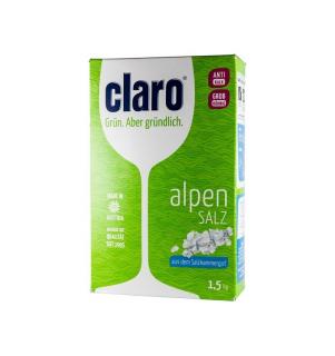 Sare dedurizanta alpina pentru masina de spalat vase 1,5kg Claro