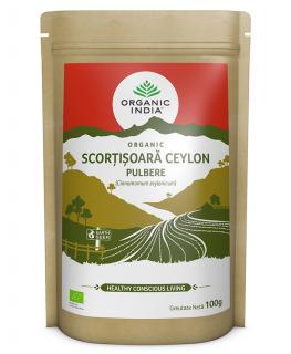 Scortisoara Ceylon Pulbere 100% Certificata Organic Fara Gluten 100g  Organic India