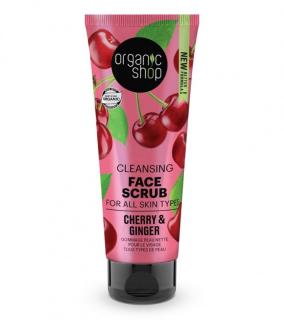 Scrub pentru ten cu cirese si ghimbir Cherry Ginger 75ml Organic Shop