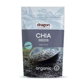 SEMINTE DE CHIA RAW BIO 200G Dragon Superfoods