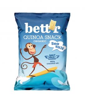 Snack quinoa cu sare BIO - 50g Bettr