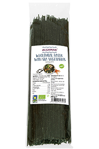 SPAGHETTI INTEGRALE GRAU DUR CU ALGE MARINE BIO 250G Algamar