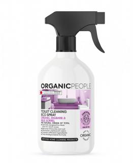 Spray ecologic pentru curatarea toaletei cu extract de rubarba si macris - 500ml Organic People