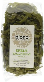 TAGLIATELLE DIN SPELTA CU SPANAC BIO 250G Biona