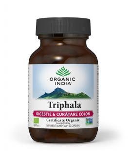 Triphala - Digestie  Curatare Colon 60 caps Organic India