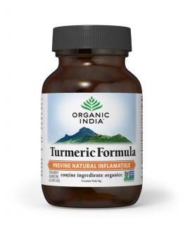 Turmeric Formula - Antiinflamator Natural 60 caps Organic India