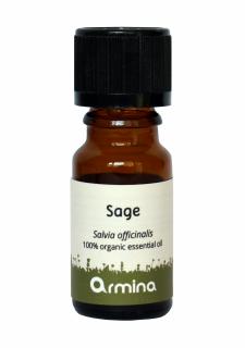 ULEI ESENTIAL DE SALVIE (SALVIA OFFICINALIS) BIO 10ML Armina