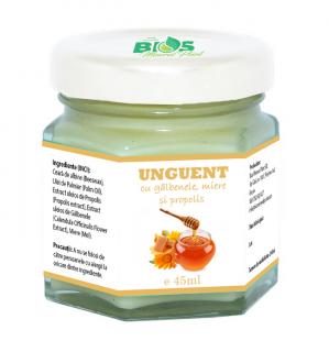 Unguent cu galbenele, miere si propolis 45ml Bios Mineral Plant