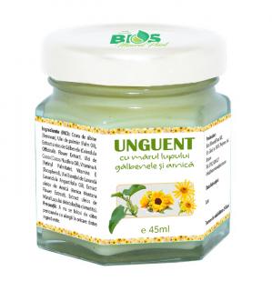 Unguent cu marul lupului, galbenele si arnica 45ml Bios Mineral Plant