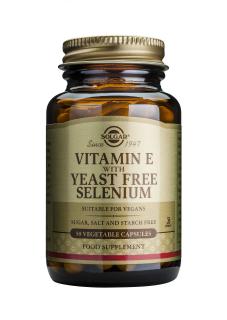 Vitamin E+ Selenium 50 veg. cps. Solgar