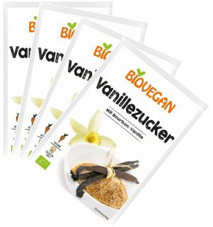 Zahar vanilat Bio 4x8g BioVegan