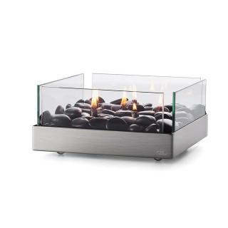 Lampa cu ulei pentru masa Fireplace patrat 23 x 23 x 10 cm