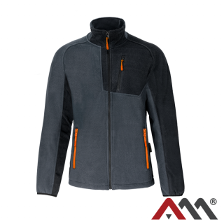 Bluza din fleece polar Asymetric Grey