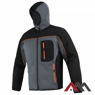 Hanorac Bluza tricotata cu insertii softshell