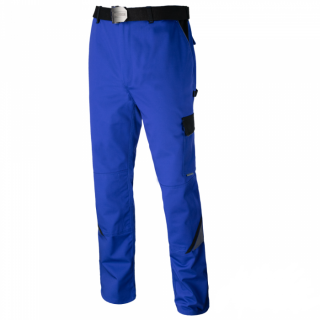 Pantaloni pentru lucru Professional blue, tesatura rezistenta, 7 buzunare