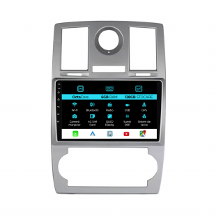Navigatie Android Dedicata Chrysler 300C (2004-2008), 9Inch, 6Gb Ram, 128Gb Stocare, Carplay