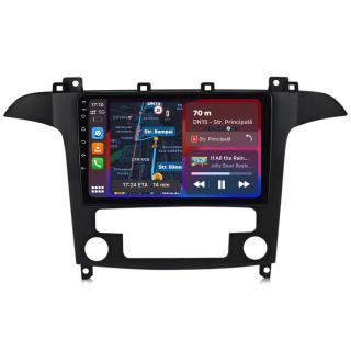 Navigatie Android Dedicata Ford S-Max (2006 - 2015) 9Inch, 6Gb Ram, 128Gb Stocare, Bluetooth, WiFi, Carplay