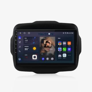 Navigatie Android Dedicata Jeep Renegade (2016-2020), 9Inch, 1Gb Ram, 16Gb Stocare, Bluetooth, WiFi, Carplay