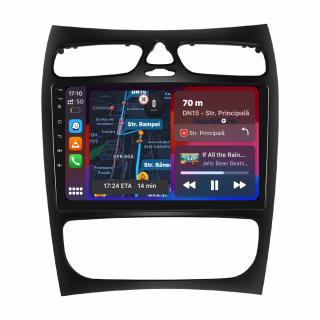 Navigatie Android Dedicata Mercedes Benz C-Class W203 CLK W209 (2000 - 2005), 9Inch, 1Gb Ram, 16Gb Stocare, Bluetooth, WiFi, Carplay