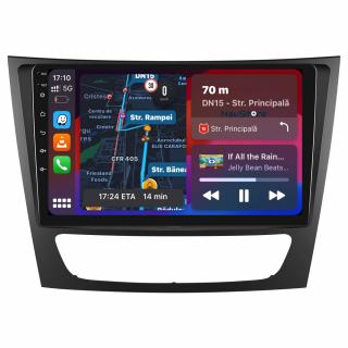 Navigatie Android Dedicata Mercedes Benz E-Class W211 (2002 - 2010), 9Inch, 8Gb Ram, 256Gb Stocare, Carplay