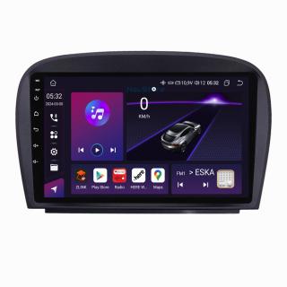 Navigatie Android Dedicata Mercedes SL R230 (2001-2011), 9Inch, 8Gb Ram, 128Gb Stocare, Bluetooth, WiFi, Carplay