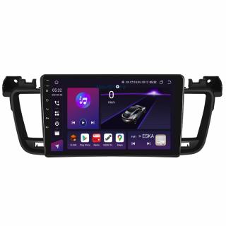 Navigatie Android Dedicata Peugeot 508 (2010-2018), 9Inch, 8Gb Ram, 128Gb Stocare, Bluetooth, WiFi, Carplay