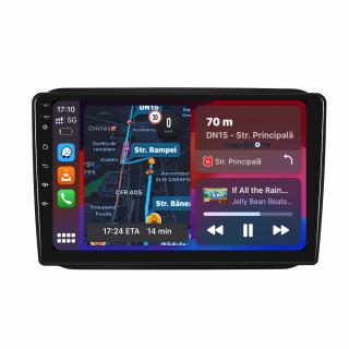 Navigatie Android Dedicata Skoda Fabia (2007-2014), 10Inch, 8Gb Ram, 256Gb Stocare, Bluetooth, WiFi, Carplay