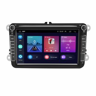 Navigatie Android Dedicata Volkswagen, 8Inch, 4Gb Ram, 64Gb stocare, Bluetooth, WiFi, Carplay si Android Auto