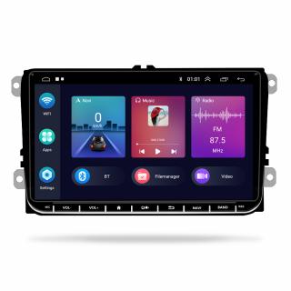 Navigatie Android Dedicata Volkswagen, 9Inch, 4Gb Ram, 64Gb stocare, Bluetooth, WiFi, Apple Carplay Android Auto