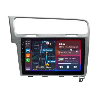 Navigatie Android Dedicata Volkswagen Golf 7 (2013-2020), 10Inch, 1Gb Ram, 16Gb Stocare, Bluetooth, WiFi, Carplay