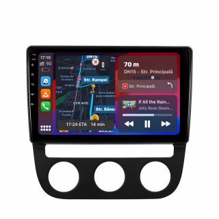 Navigatie Android Dedicata Volkswagen Golf5, Jetta (2004-2009), 10Inch, 1Gb Ram, 16Gb Stocare, Bluetooth, WiFi, Carplay