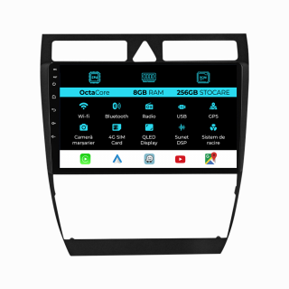 Navigatie Dedicata Audi A6 C5 (2000-2004), 9Inch, 8Gb Ram, 256Gb Stocare, Carplay