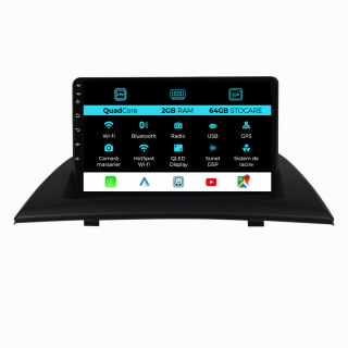 Navigatie Dedicata BMW X3 E83 (2004-2012), 9Inch, 2Gb Ram, 64Gb Stocare, Carplay