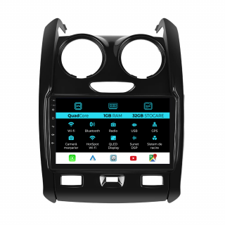 Navigatie Dedicata Dacia Duster (2010-2020), 9Inch, 1Gb Ram, 32Gb Stocare, Carplay