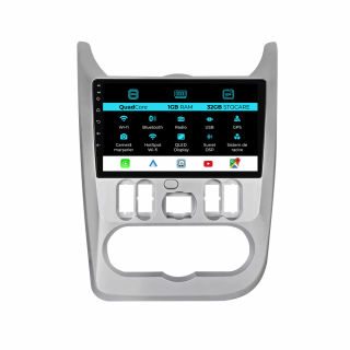 Navigatie Dedicata Dacia Logan Duster Sandero (2008-2013), 9Inch, 1Gb Ram, 32Gb Stocare, Carplay