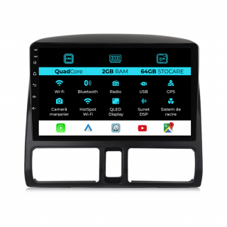 Navigatie Dedicata Honda CR-V (2001 - 2006), 9Inch, 2Gb Ram, 64Gb Stocare, Carplay