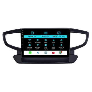 Navigatie Dedicata Hyundai Ioniq (2016 - 2022), 9Inch, 2Gb Ram, 64Gb Stocare, Carplay