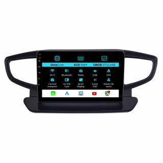 Navigatie Dedicata Hyundai Ioniq (2016 - 2022), 9Inch, 6Gb Ram, 128Gb Stocare, Carplay