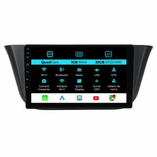 Navigatie Dedicata Iveco Daily (2014-2021), 9Inch, 1Gb Ram, 32Gb Stocare, Carplay
