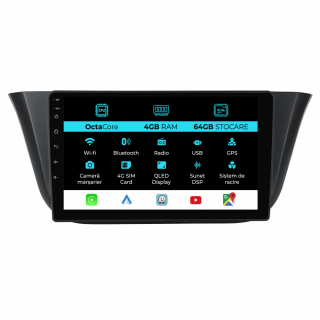 Navigatie Dedicata Iveco Daily (2014-2021), 9Inch, 4Gb Ram, 64Gb Stocare, Carplay