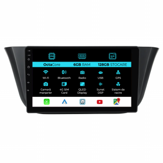 Navigatie Dedicata Iveco Daily (2014-2021), 9Inch, 6Gb Ram, 128Gb Stocare, Carplay