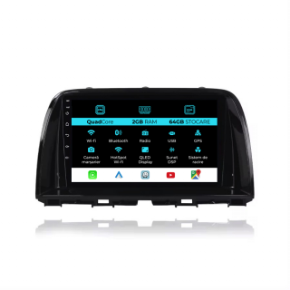 Navigatie Dedicata Mazda CX-5 (2012-2015), 9Inch, 2Gb Ram, 64Gb Stocare, CarPlay