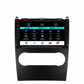 Navigatie Dedicata Mercedes Benz A-Class B-Class (2004-2012), 9Inch, 2Gb Ram, 64Gb Stocare, Carplay