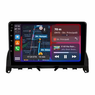 Navigatie Dedicata Mercedes Benz C-Class W204 S204 (2006 - 2013), 9Inch, 6Gb Ram,128Gb Stocare, Bluetooth, WiFi, Carplay