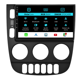 Navigatie Dedicata Mercedes ML W163 (1998-2005), 9Inch, 8Gb Ram, 256Gb Stocare, Carplay