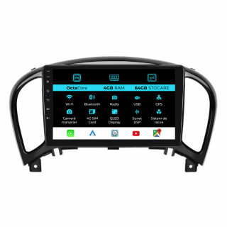 Navigatie Dedicata Nissan Juke (2010-2017), 9Inch, 4Gb Ram, 64Gb Stocare, Carplay
